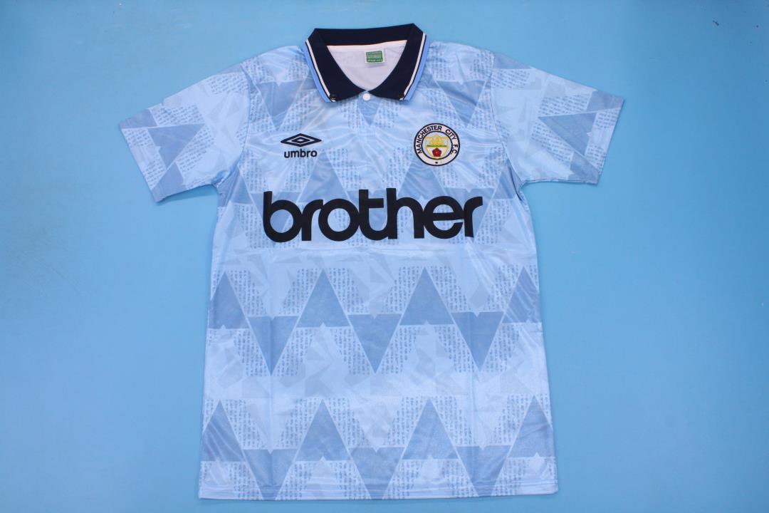 AAA Quality Manchester City 88/90 Home Soccer Jersey